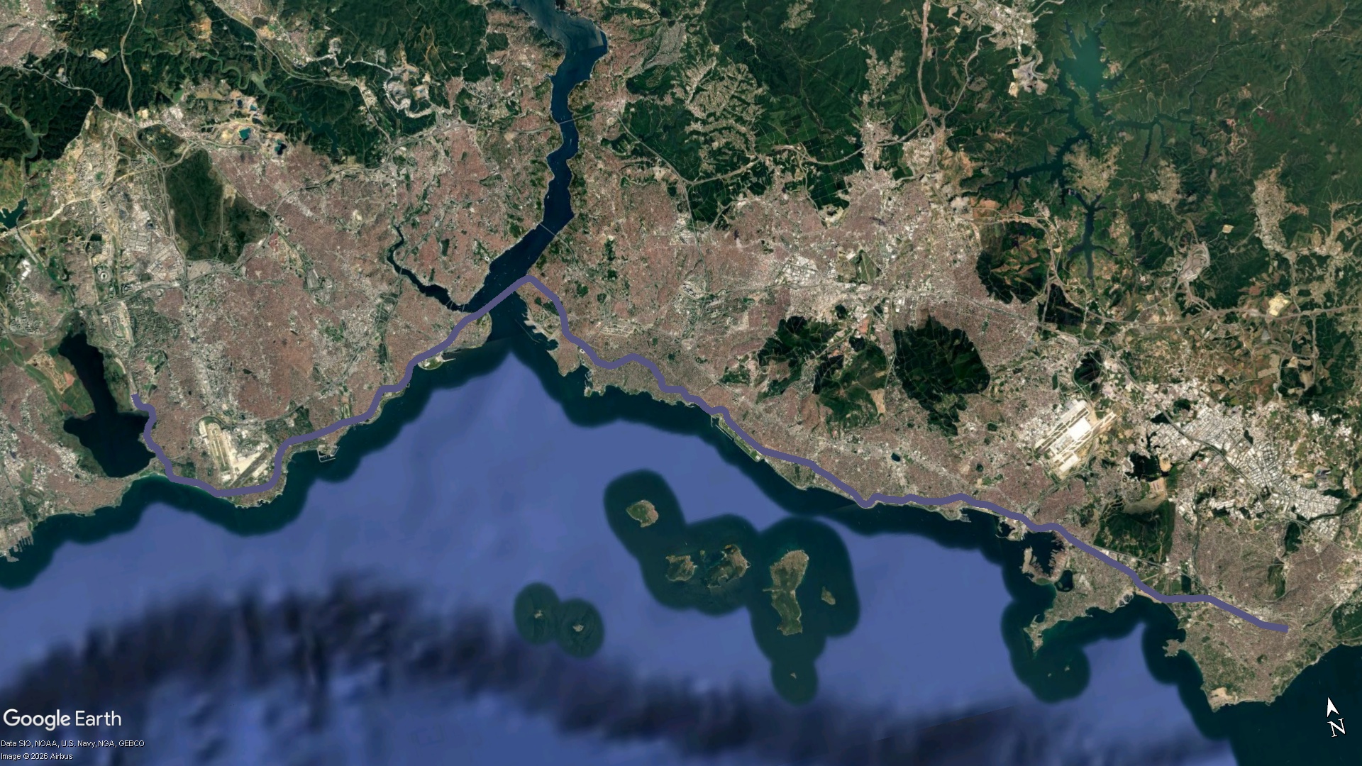 Marmaray Güzergah Haritası